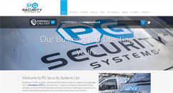 Desktop Screenshot of pgsecurity.co.uk