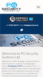 Mobile Screenshot of pgsecurity.co.uk